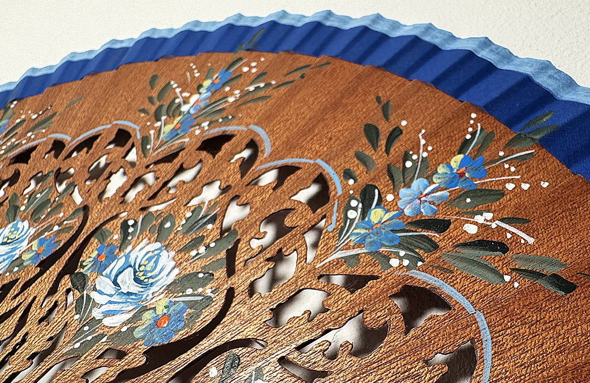 Navy Blue Alamano fan