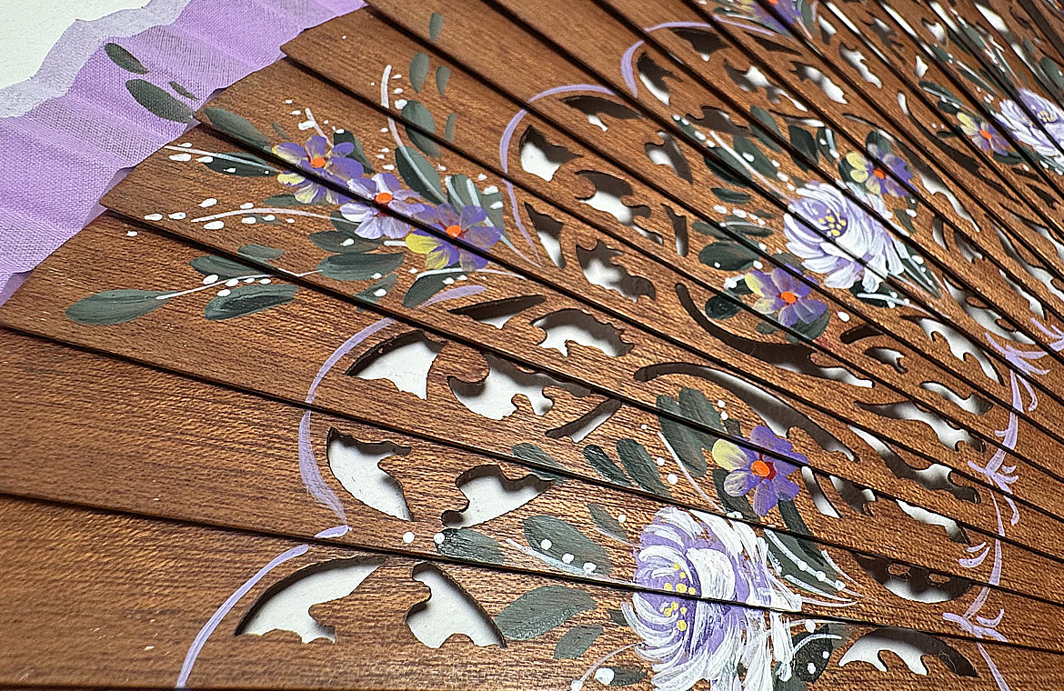 Ventaglio Poetico Viola