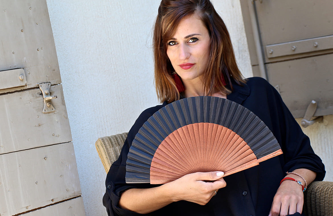 Ventaglio Amazonia Nero