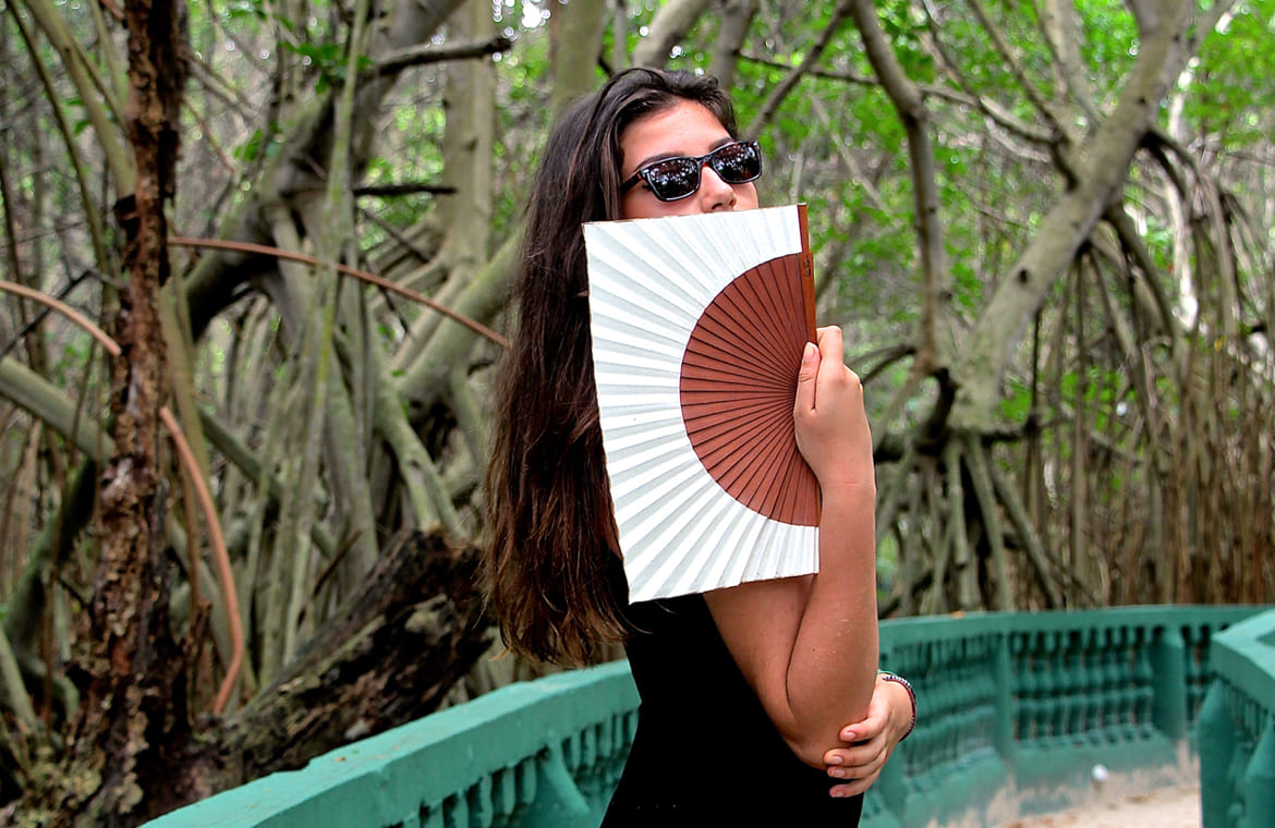 Ventaglio Carrero Avorio