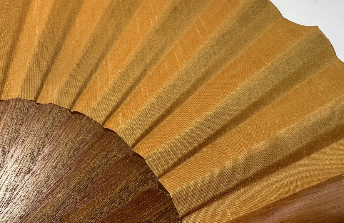 Éventail Seda Ocre