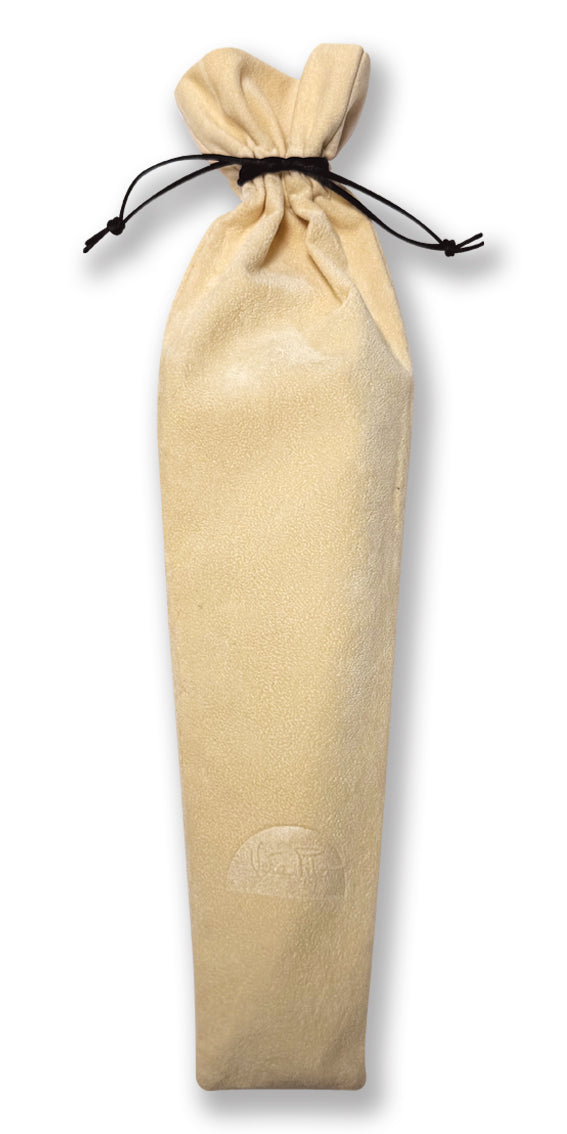 Borsa Polochon Velluto Avorio