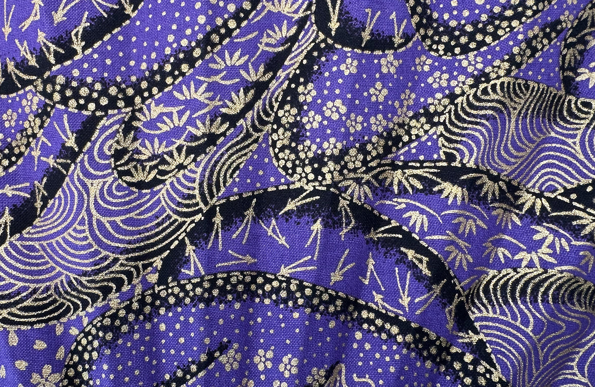 Ventaglio Kimono Viola