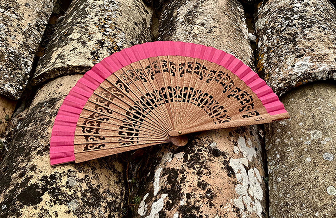 Ventaglio Mini Andalousia Fucsia