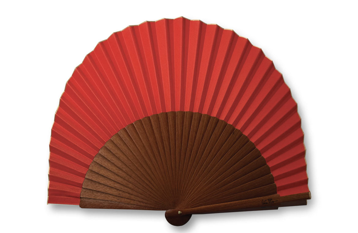 Ventaglio Ovalo Rosso