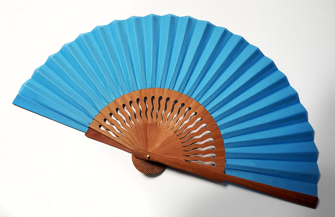 Éventail Soleio Bleu Turquoise