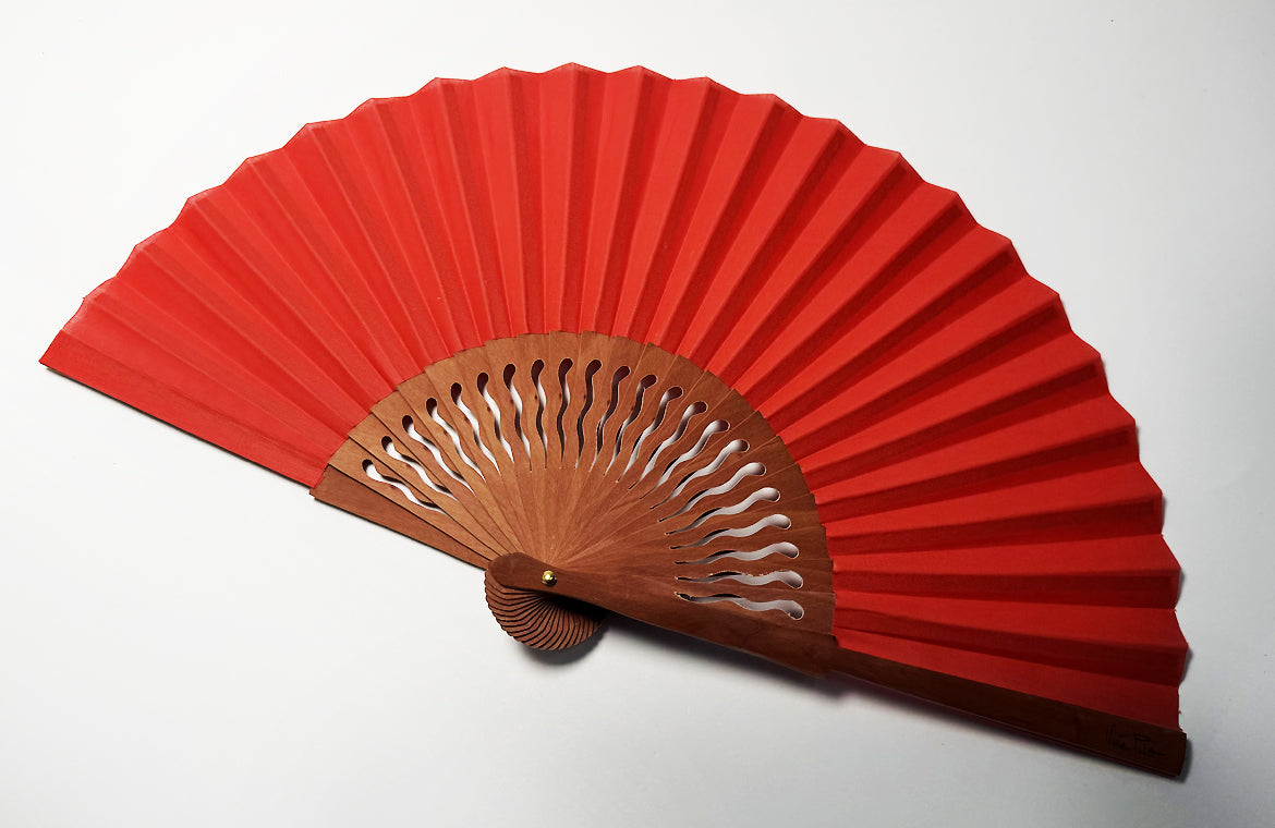 Éventail Soleio Rouge