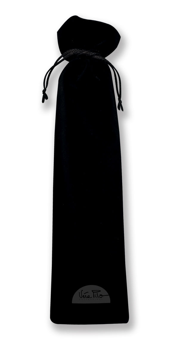 Borsa Velluto Nero - Taglia Grande.