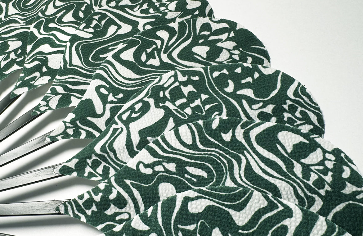 Ventaglio Palmito Vibrato Verde