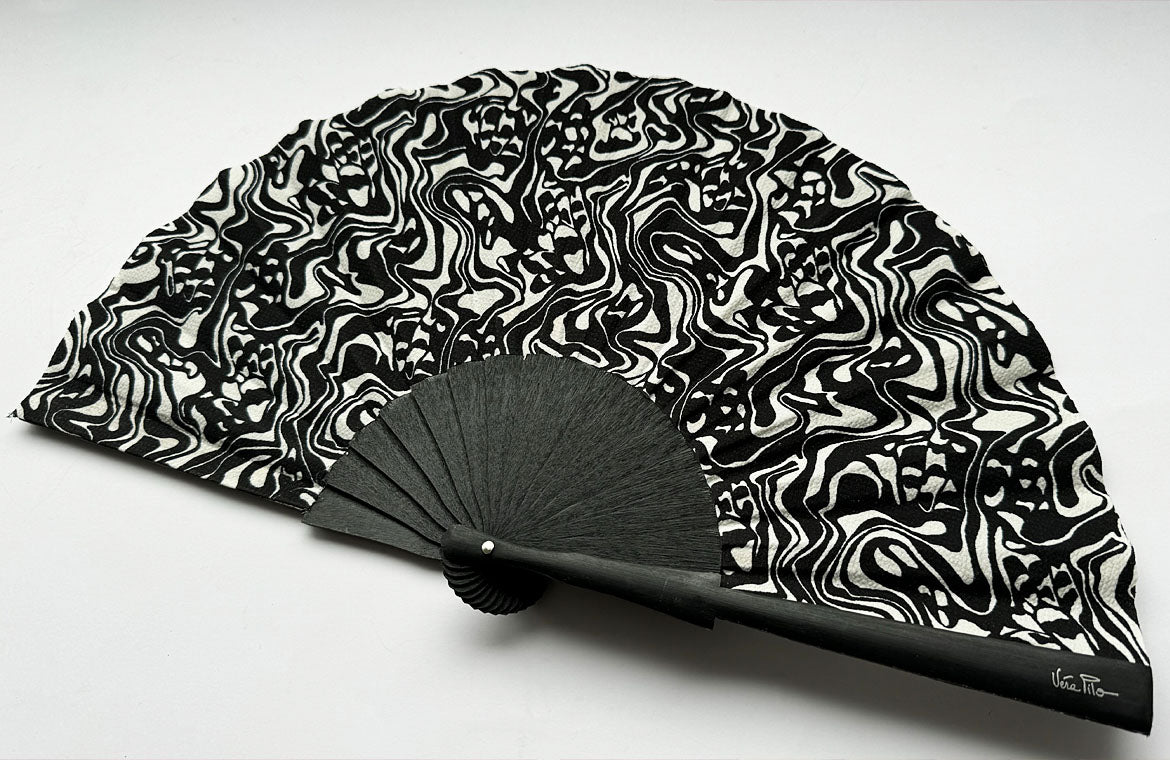 Ventaglio Vibrato Nero