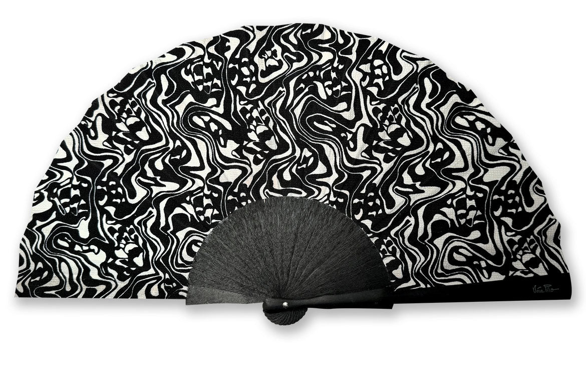 Ventaglio Vibrato Nero