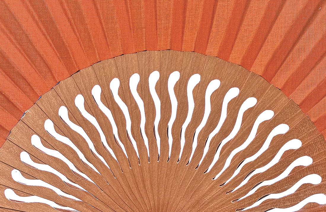 Éventail Mini Soleio Orange