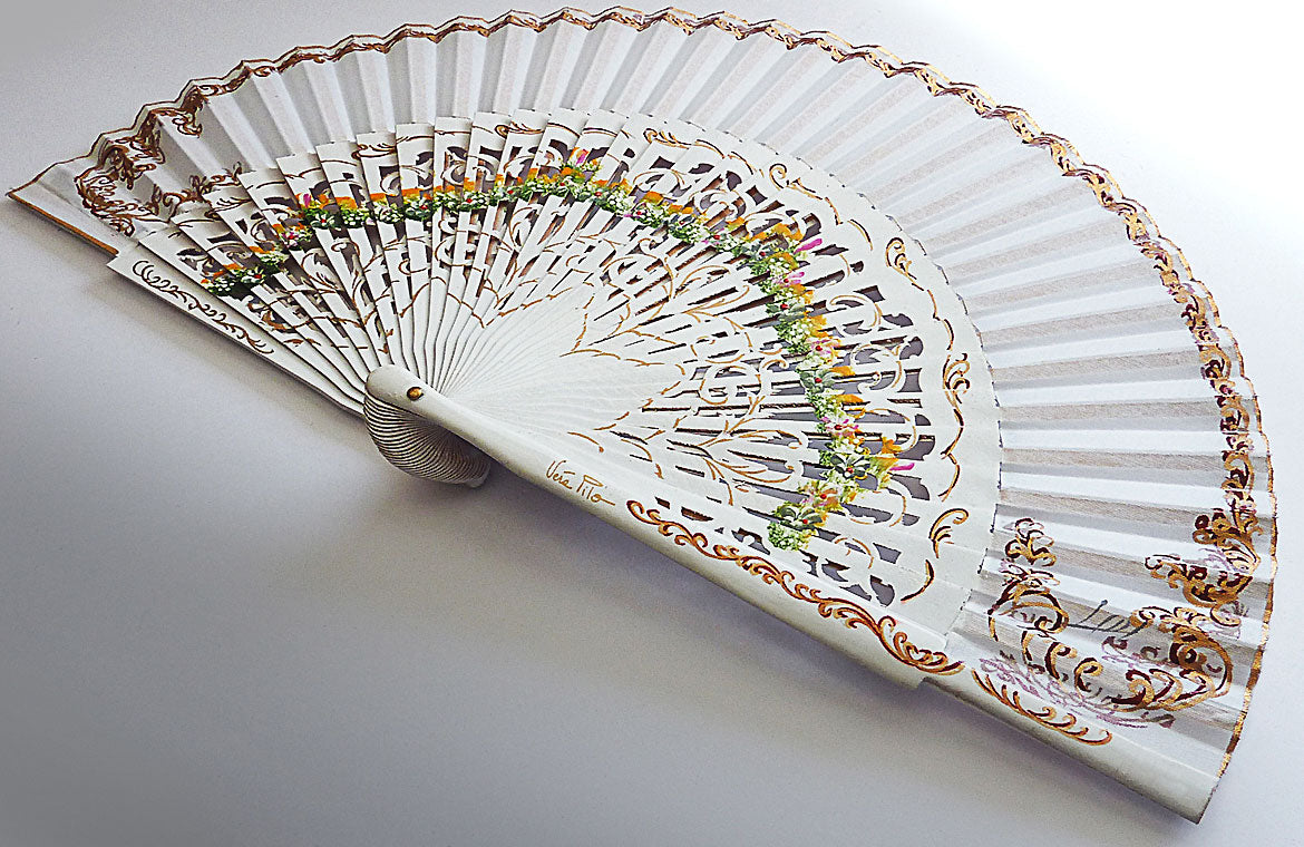 Eventail-Aragona-Blanc