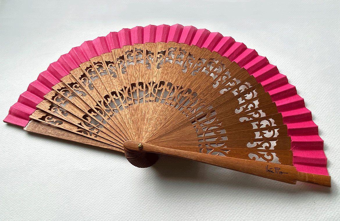 Eventail-Mini-Andalousia-Fuchsia