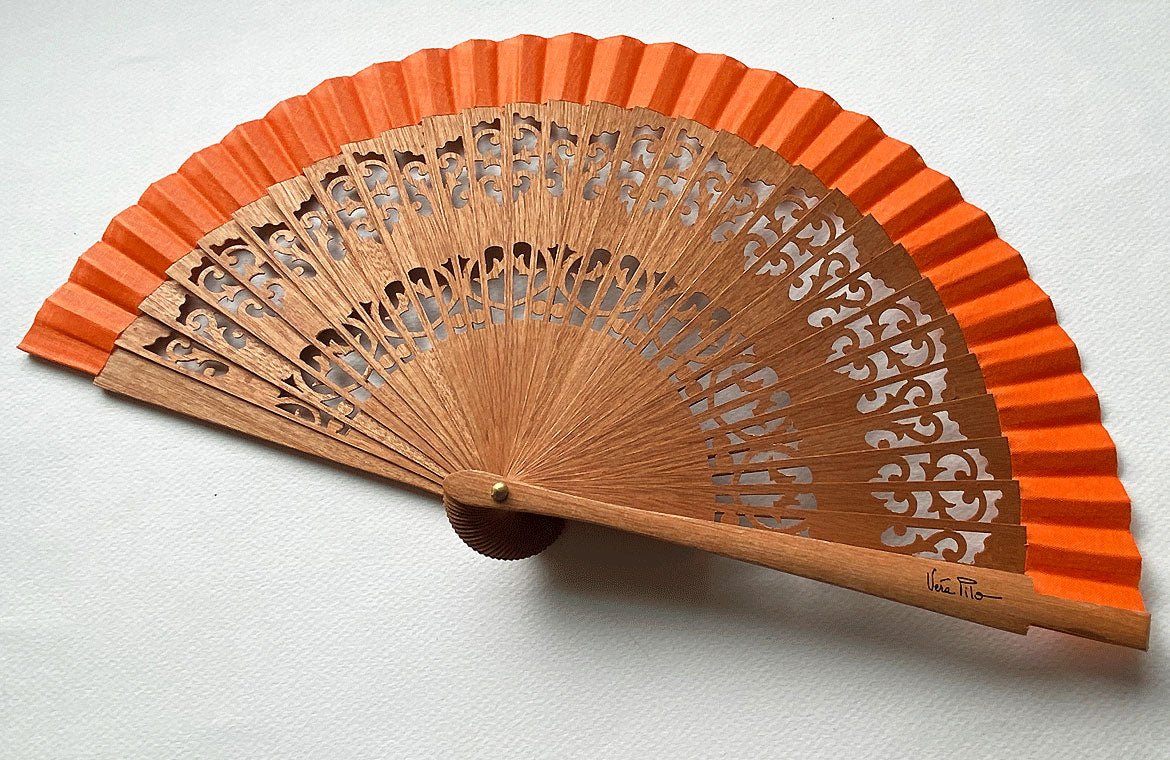 Eventail-Mini-Andalousia-Orange