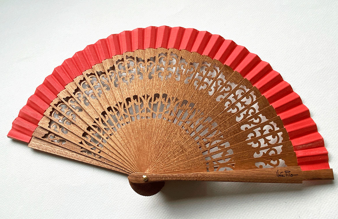 Eventail-Mini-Andalousia-Rouge