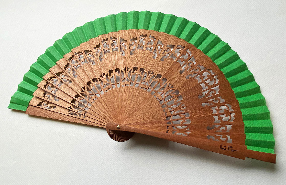Eventail-Mini-Andalousia-Vert