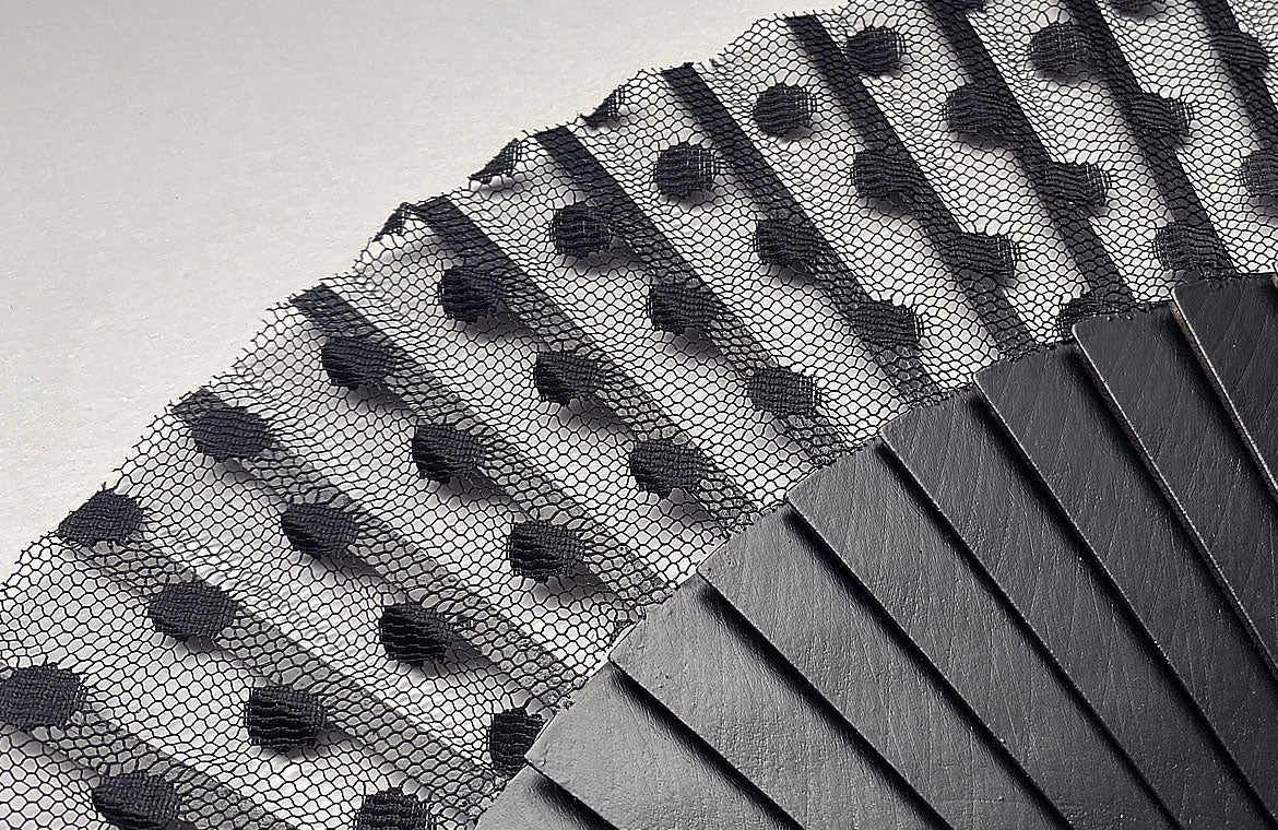 Eventail-Punto-Noir-Détail