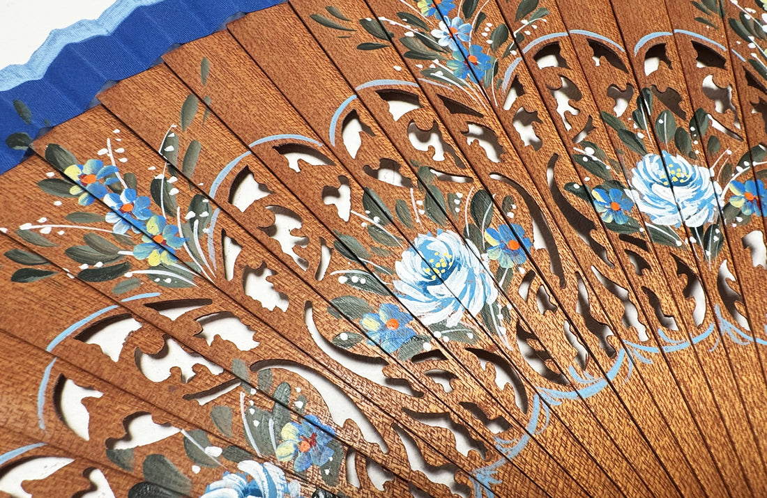 Navy Blue Alamano fan