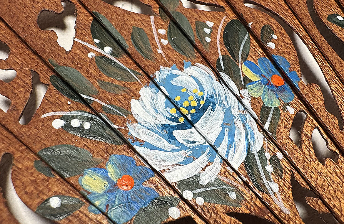 Navy Blue Alamano fan