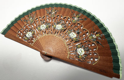 Dark Green Alamano fan