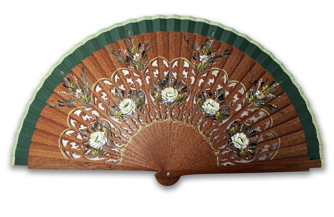 Dark Green Alamano fan