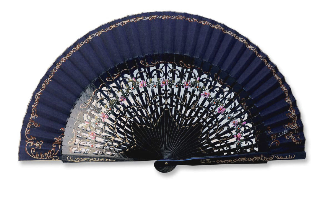 Ventaglio Aragona Blu Navy