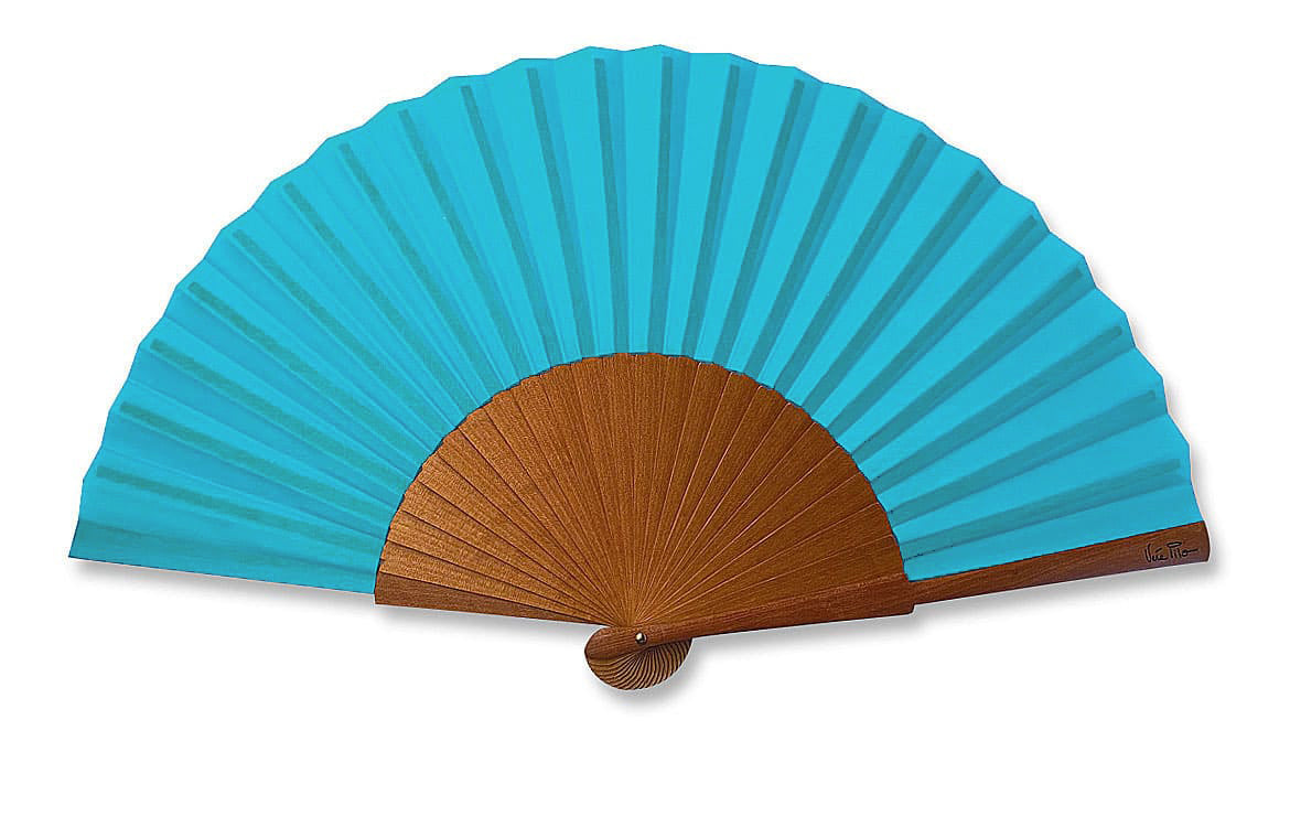 Éventail Ecololo Bleu
