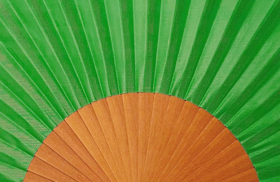 Éventail Ecololo Vert Anis