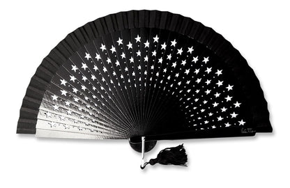 Éventail Estrella Noir