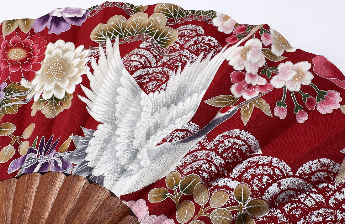 Ventaglio Kimono Carminio