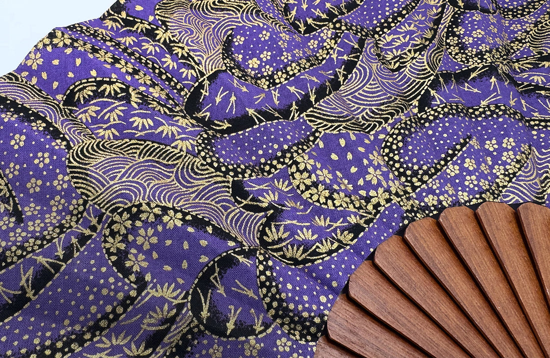 Ventaglio Kimono Viola