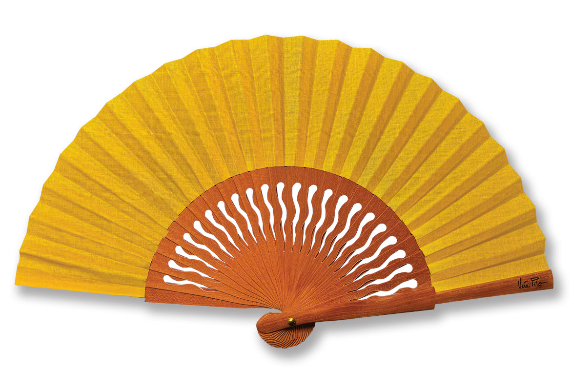 Yellow Mini Soleio fan