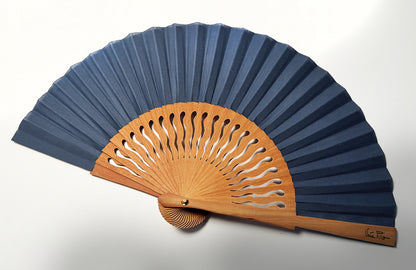 Navy Blue Mini Soleio fan
