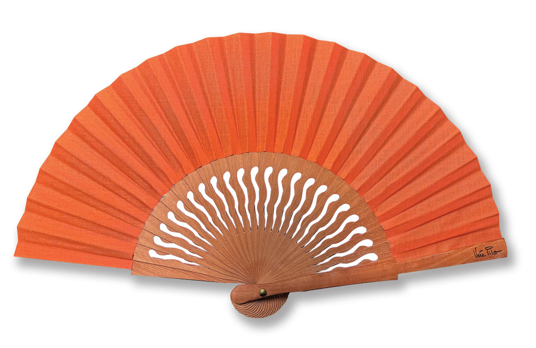 Éventail Mini Soleio Orange