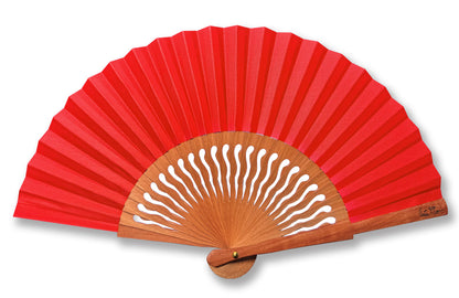 Éventail Mini Soleio Rouge
