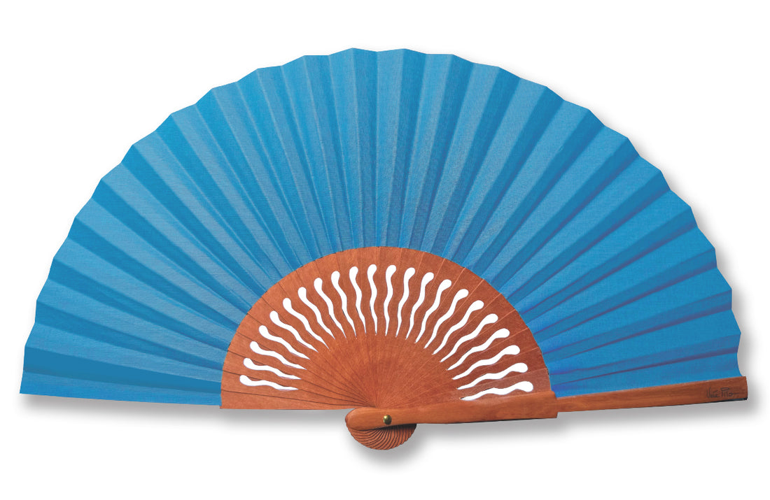 Éventail Soleio Bleu Turquoise