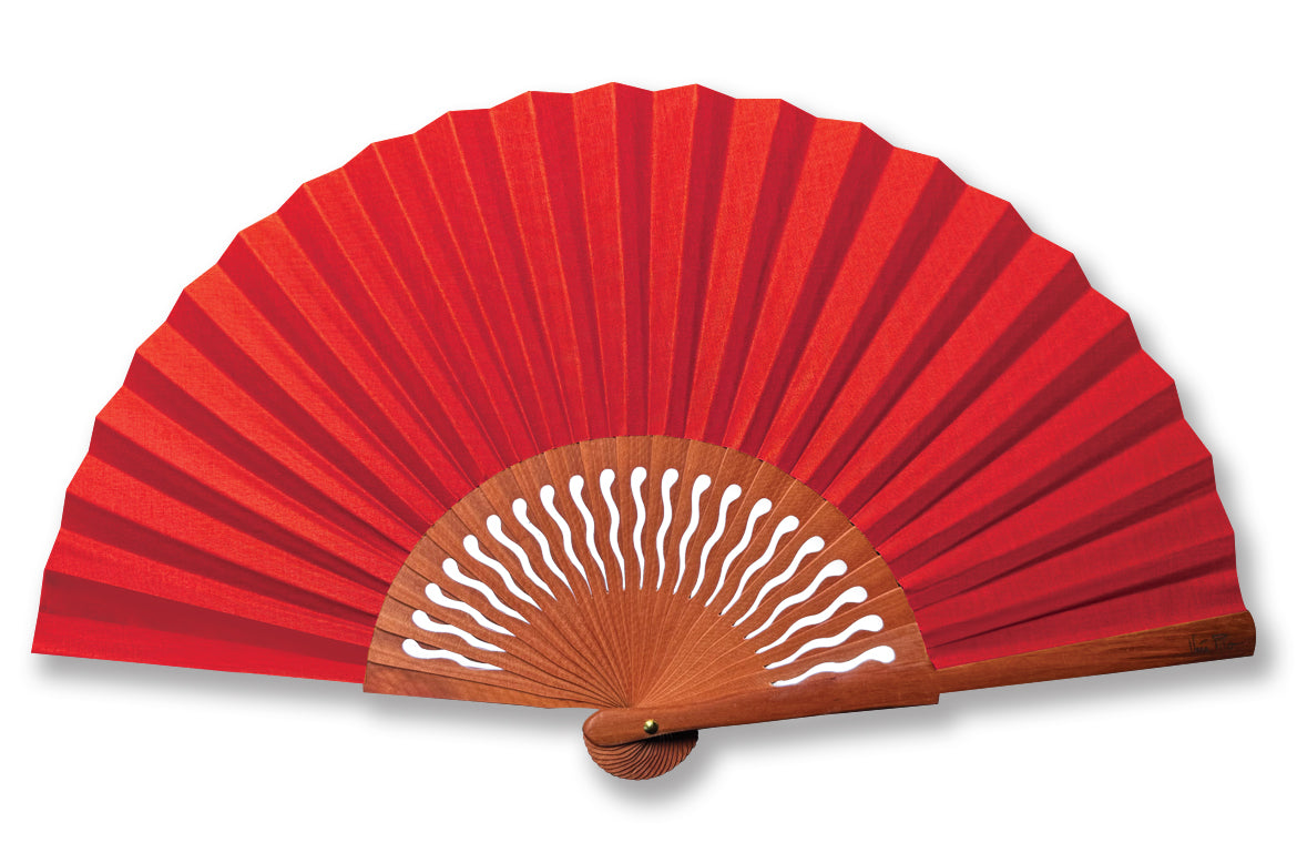 Éventail Soleio Rouge