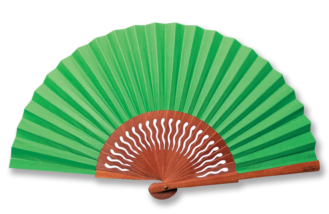 Éventail Soleio Vert
