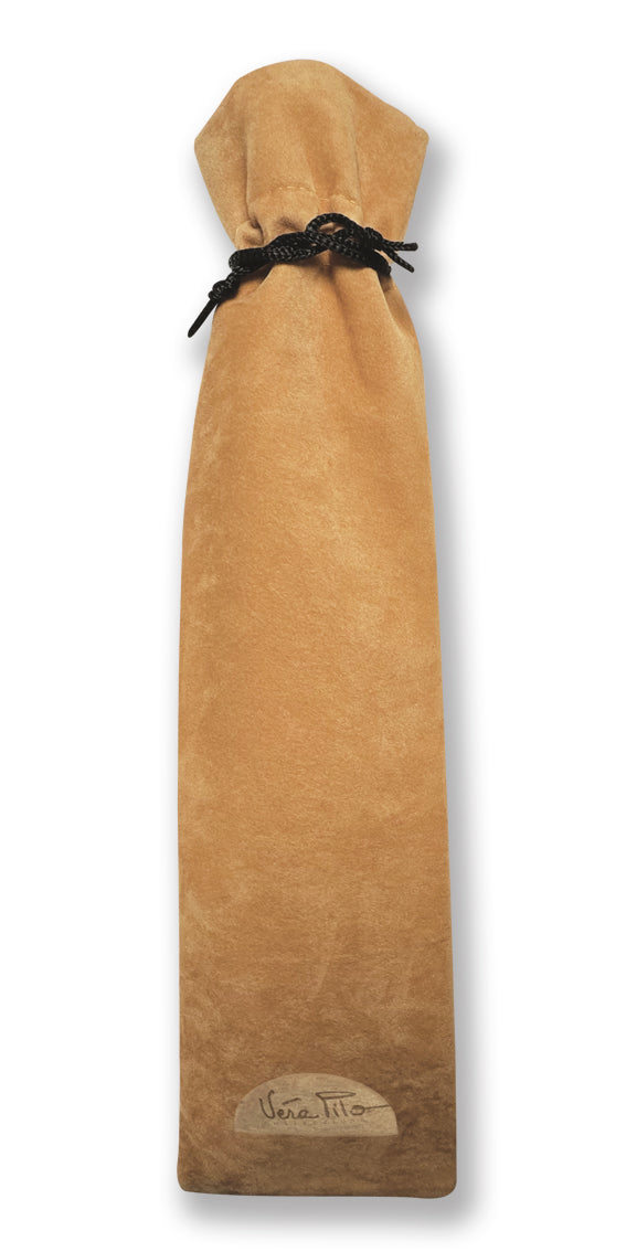 Sac Velours Caramel- Grande Taille