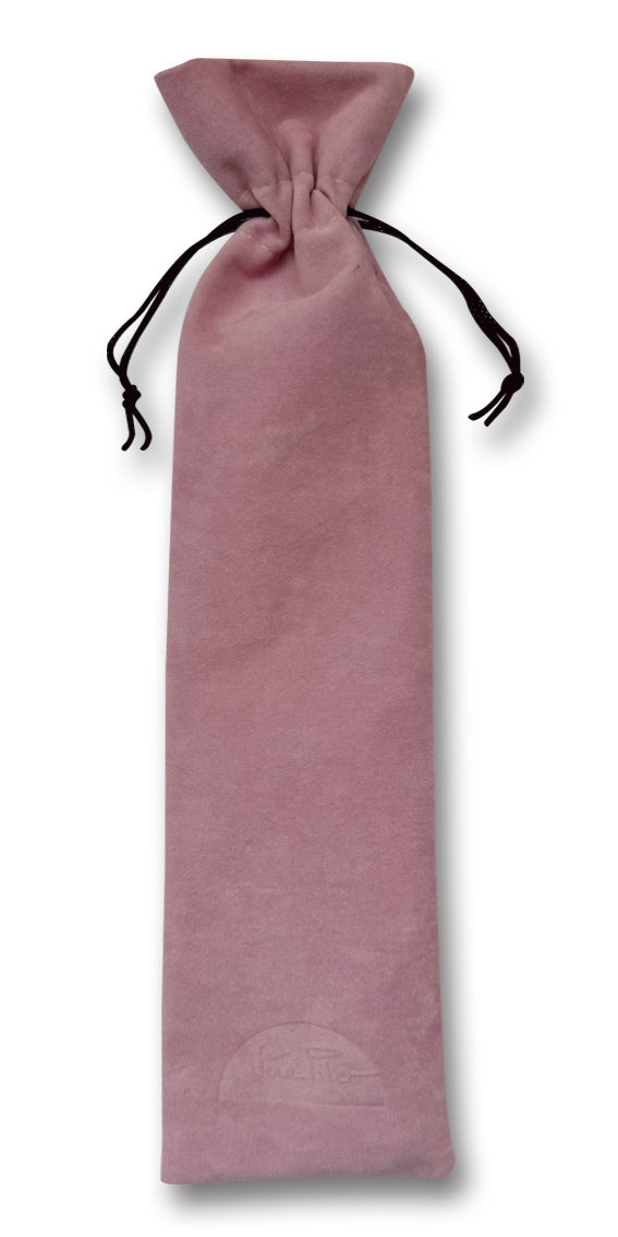 Antique Pink Velvet Bag - Small