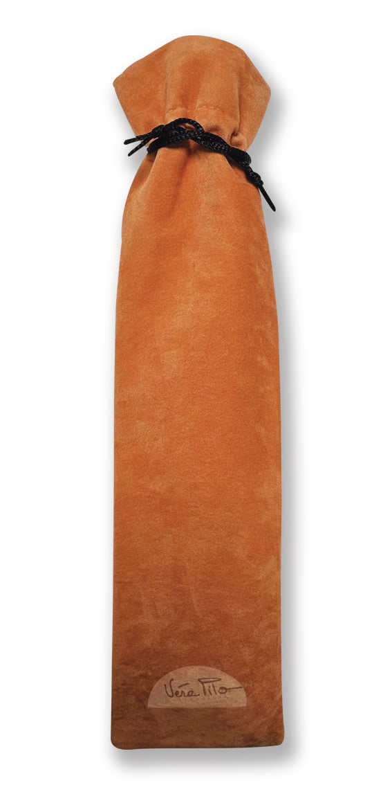 Borsa Velluto Salmone - Misura Grande