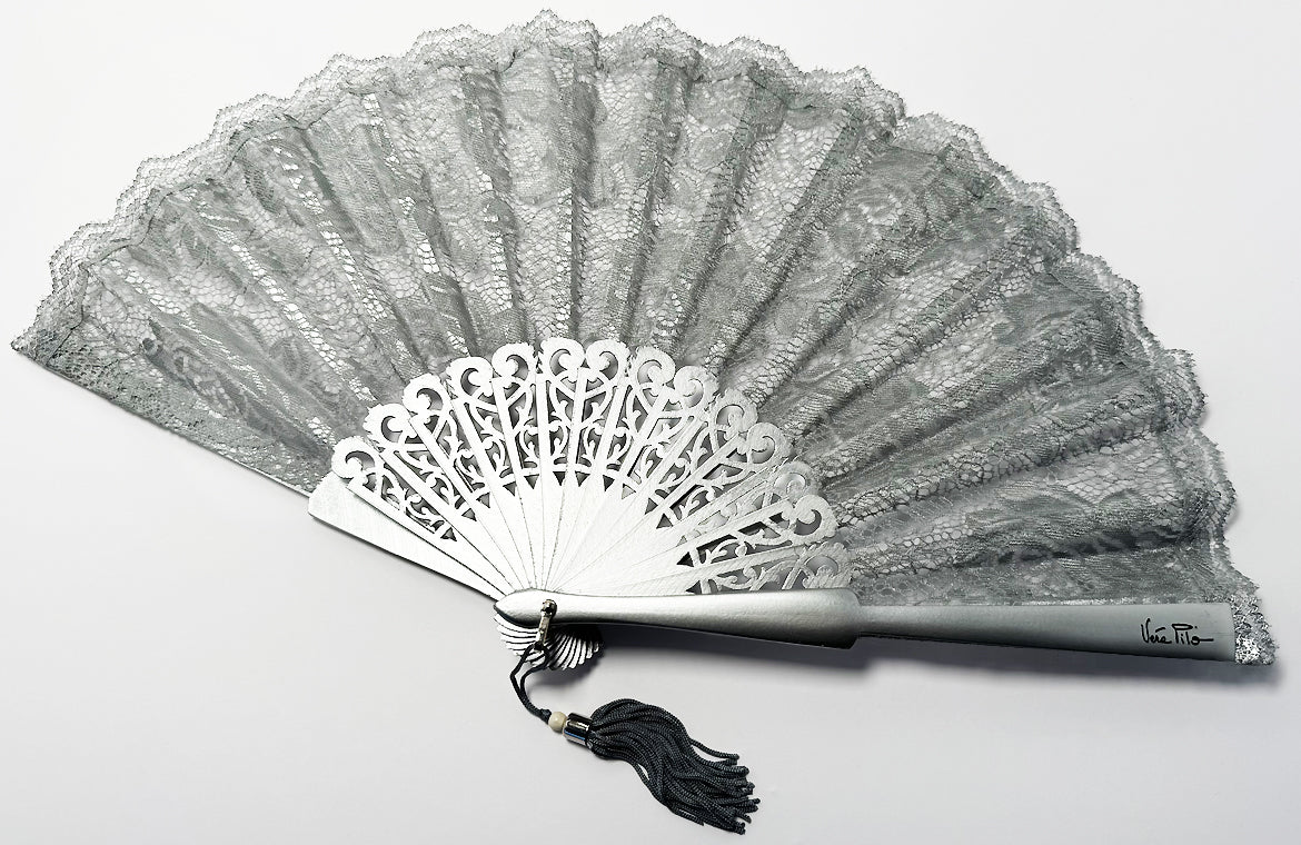 Silver Victoria fan