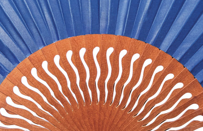Éventail Mini Soleio Bleu Roi