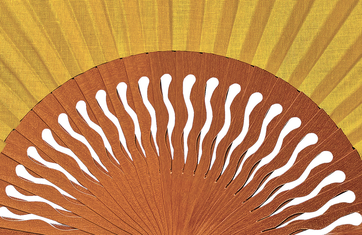 Yellow Soleio fan