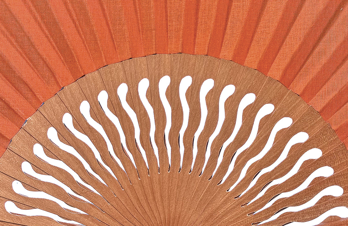 Orange Soleio fan