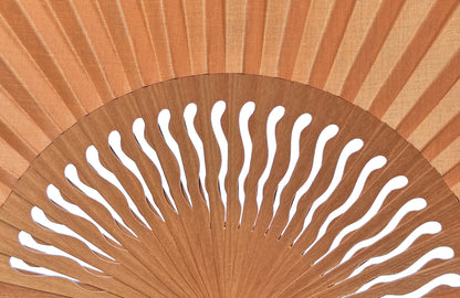 Éventail Mini Soleio Orange Pastel