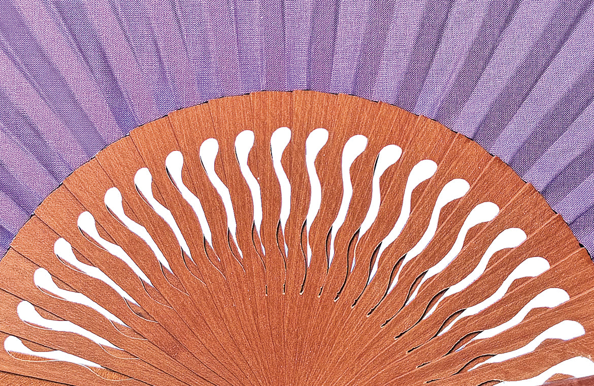 Purple Soleio fan