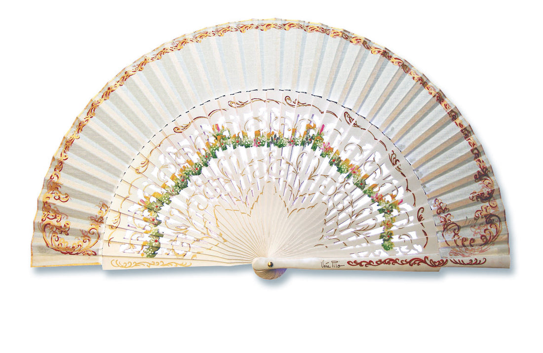 Eventail-Aragona-Blanc