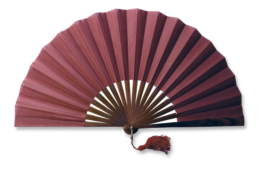 Eventail-Havanana-Carmin